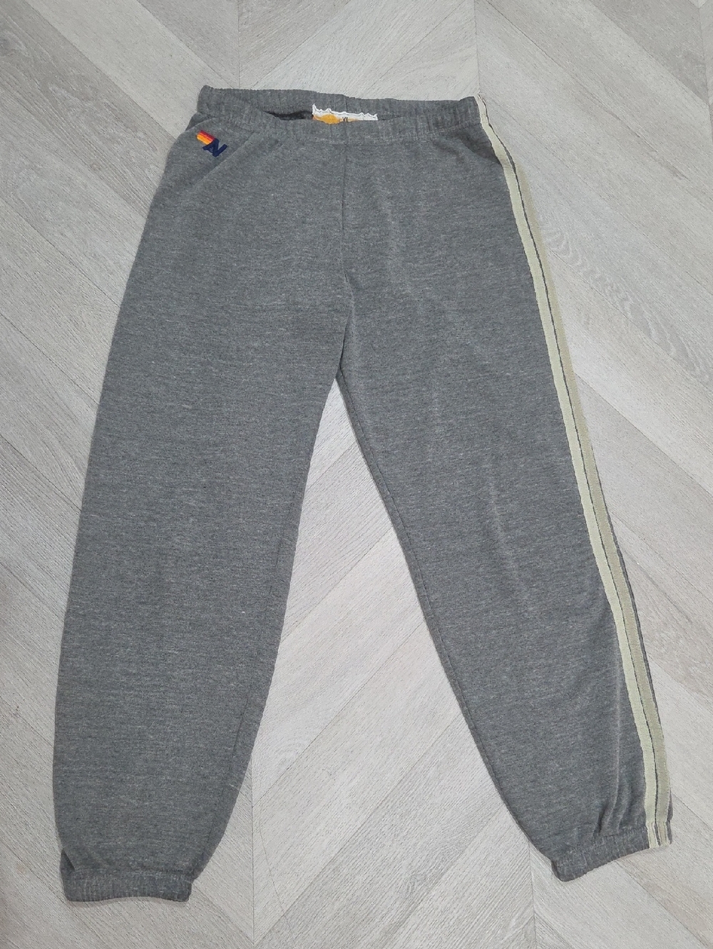 Aviator Nation Womans 5 Stripe Sweatpants, XL